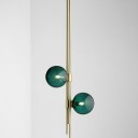 Articolo - Trilogy Pendant Brass Drunken Emerald